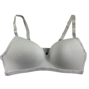 Pure Beauty Rene Rofo Womens Bra Size 38C Lightly Padded Wireless White